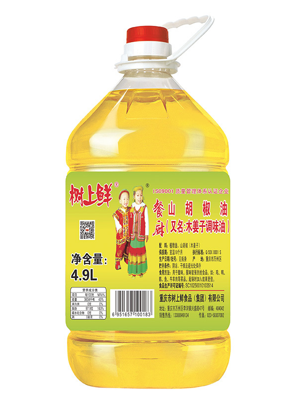 樹(shù)上鮮餐廚花椒油4.9l